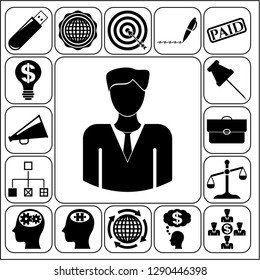 Cerebrovascular accident symptoms cartoon character design stock vector
