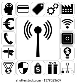 Set of 17 business icons. Collection. Amazing desing. Vector Illustration.