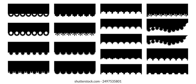 A set of 18 separators