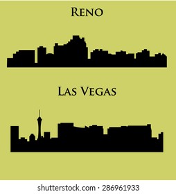 Set of 2 City in Nevada ( Las Vegas, Reno )