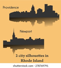 Set of 2 city in Rhode Island ( Providence, Newport )