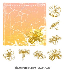 Set 2. Drawing flowers