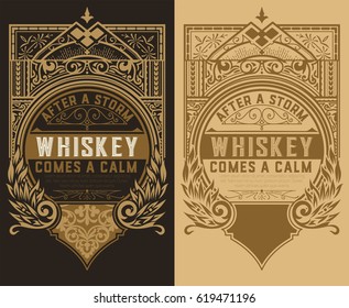 Set of 2 labels