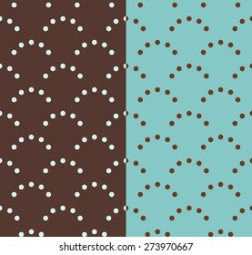 Set of 2 seamless  patterns