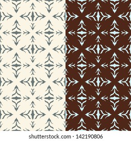 a set of 2 vector patterns for seamless backgrounds