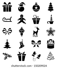 Set of 20 Christmas icons