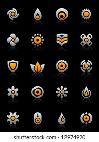 Set of 20 design elements and various graphics