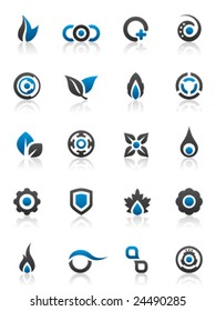 Set of 20 design elements and various graphics