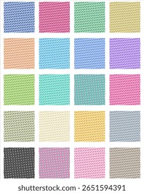 Un conjunto de 20 fondos de papel digital con una textura de punto o finamente cosida. Ideal para álbumes de recortes digitales, fondos de Web y una variedad de proyectos creativos.