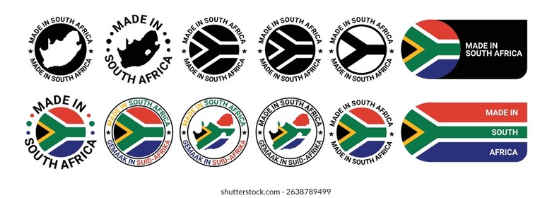 set of 20 label design templates made in south africa	