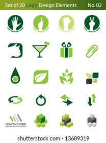 Set of 20 Logo Elements