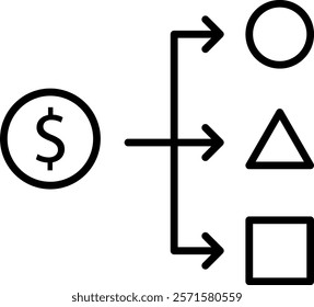 Set of 20 outline icons related to business and analytics. Linear icon collection. Editable stroke. Vector illustration