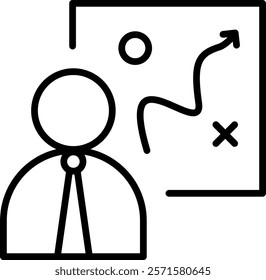 Set of 20 outline icons related to business and analytics. Linear icon collection. Editable stroke. Vector illustration