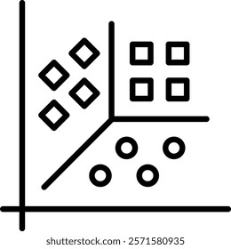 Set of 20 outline icons related to business and analytics. Linear icon collection. Editable stroke. Vector illustration