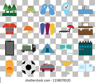 Set Of 20 transparent icons such as Postcards, Suitcase, Swimming pool, Check in, Sun protection, Swimsuit, Snorkel, Lifejacket, transparency icon pack, pixel perfect