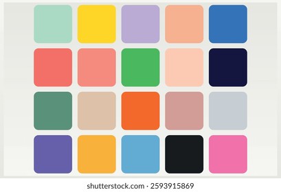 Set. 20 Trending Colors for Web Design in 2025.