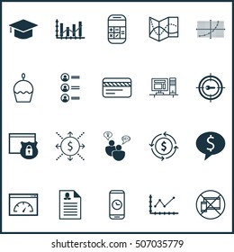Set Of 20 Universal Editable Icons. Can Be Used For Web, Mobile And App Design. Includes Icons Such As Female Application, Call Duration, Calculation And More.