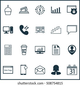 Set Of 20 Universal Editable Icons. Can Be Used For Web, Mobile And App Design. Includes Icons Such As Date, Security, Credit Card And More.