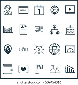 Set Of 20 Universal Editable Icons. Can Be Used For Web, Mobile And App Design. Includes Icons Such As Wallet, Celebration Cake, Loading Speed And More.