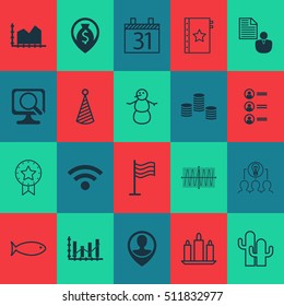 Set Of 20 Universal Editable Icons. Can Be Used For Web, Mobile And App Design. Includes Icons Such As Sequence Graphics, Warranty, Laptop And More.