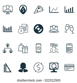 Set Of 20 Universal Editable Icons. Can Be Used For Web, Mobile And App Design. Includes Elements Such As Call Duration, Bank Card, Measurement And More.