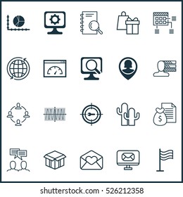 Set Of 20 Universal Editable Icons. Can Be Used For Web, Mobile And App Design. Includes Elements Such As Pin Employee, Analysis, Personal Skills And More.
