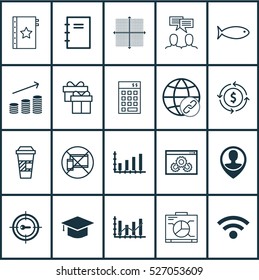 Set Of 20 Universal Editable Icons. Can Be Used For Web, Mobile And App Design. Includes Elements Such As Warranty, Keyword Marketing, Board And More.