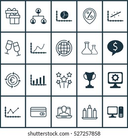 Set Of 20 Universal Editable Icons. Can Be Used For Web, Mobile And App Design. Includes Elements Such As Desktop Computer, Discount Location, Chemical And More.