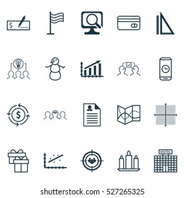 Set Of 20 Universal Editable Icons. Can Be Used For Web, Mobile And App Design. Includes Elements Such As Cooperation, Focus Group, Bank Payment And More.
