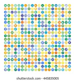 Set of 200 Universal Icons. Simple Flat Style. Business, internet, web design.
