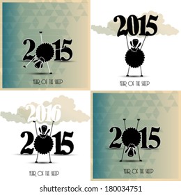 Set of  2015 Year of the Sheep