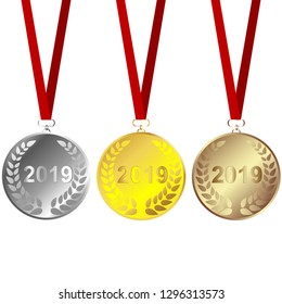 Set of 2019 medals