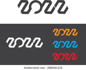 Set of 2022 Happy New Year typography logo brush strokes text design. 2022 number design template. Collection of 2022 happy new year symbols. Freehand drawing. Vector illustration with black.