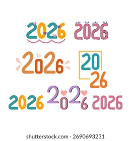 Conjunto De Diseño De Tipografía 2026