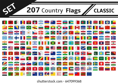 set 207 country flag