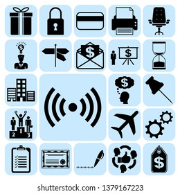 Set of 22 business high quality symbols. Collection. Amazing desing. Vector Illustration.