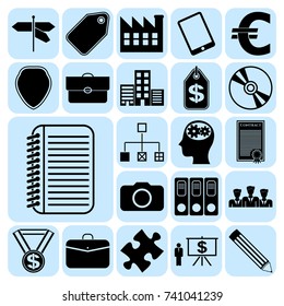 Set of 22 business high quality icons. Collection. Amazing desing. Vector Illustration. Set of 22 business high quality icons. Collection. Amazing desing. Vector Illustration.