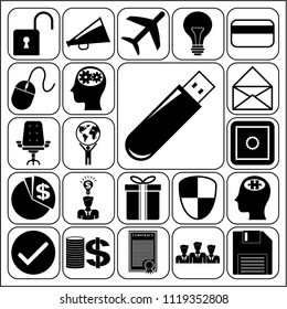 Set of 22 business icons. Collection. Amazing desing. Vector Illustration.