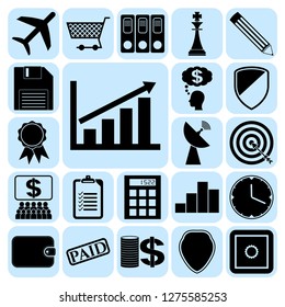 Set of 22 business icons. Collection. Amazing desing. Vector Illustration.
