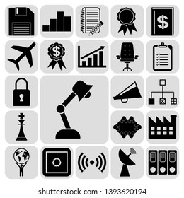 Set of 22 business icons. Collection. Amazing desing. Vector Illustration.
