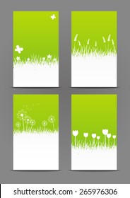 Set of 240 x 400 spring banners