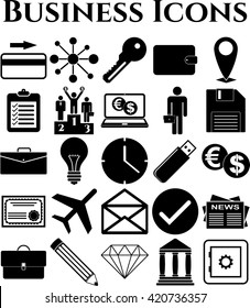 Set of 25 business icons. Quality Icons.