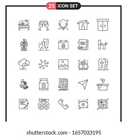 Set Vector Line Icons Open Path Stock Vector (Royalty Free) 414460696