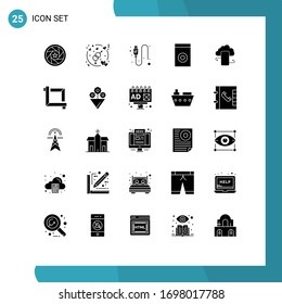 Set of 25 Modern UI Icons Symbols Signs for business; washer; wedding love; household; wire Editable Vector Design Elements
