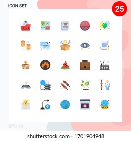 Set of 25 Modern UI Icons Symbols Signs for balloons; dry; engineering; dermatology; house Editable Vector Design Elements
