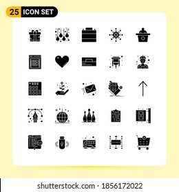 Set of 25 Modern UI Icons Symbols Signs for presentation; connect; accessories; arrow; footwear Editable Vector Design Elements