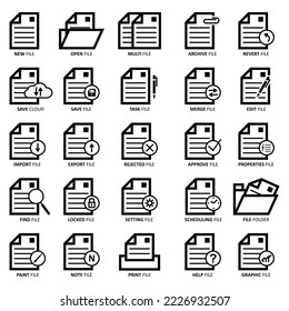 Conjunto de 25 nuevos iconos de diseño de moda para UI, UX, Aplicación y Web. Diseño de la ilustración de los iconos de la línea del vector editable.