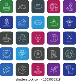 Set of 25 Quality icon for your project
