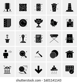 Set of 25 Universal Business Icons Vector