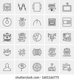Set of 25 Universal Business Icons Vector